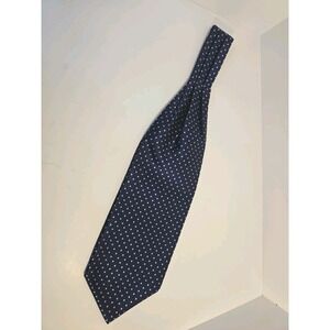 Hisdern Mens Silk Cummerbund‎ Navy Blue Polka Dot Handmade Formal Wear NEW
